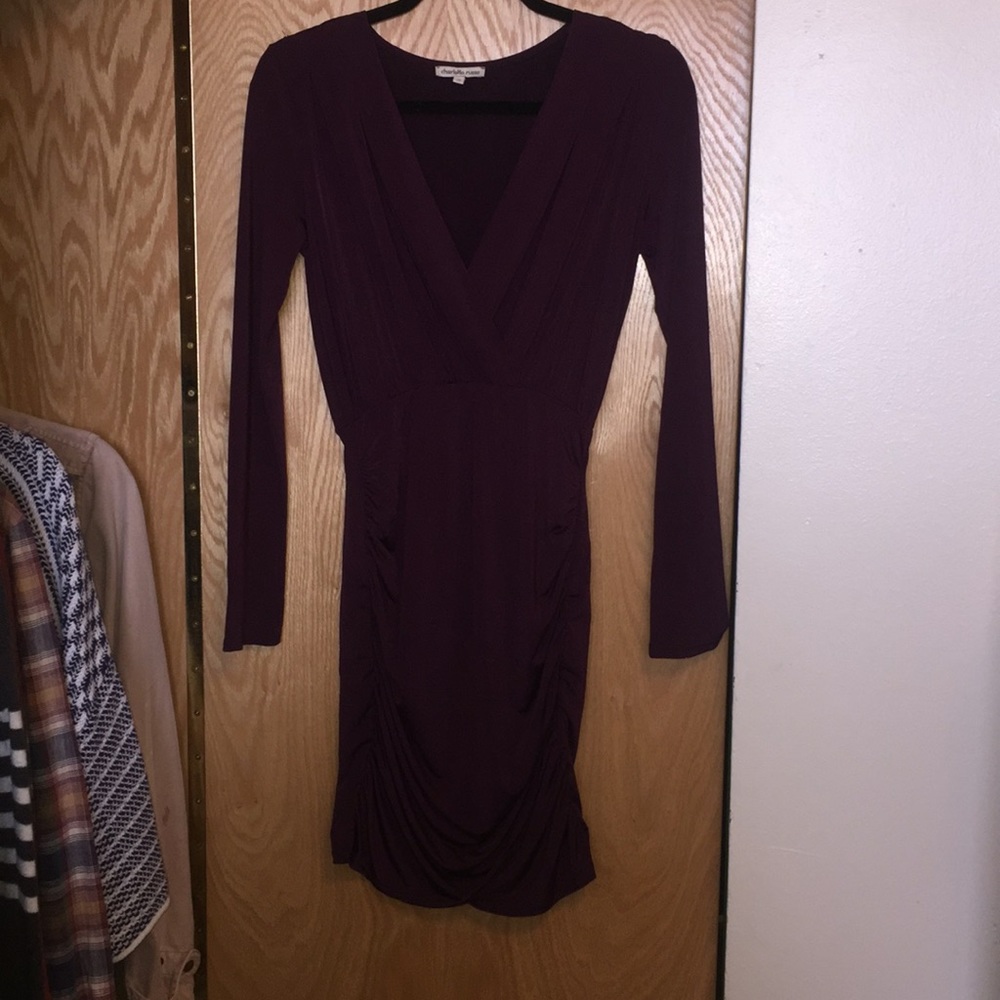Plum Charlotte Russe Party Dress